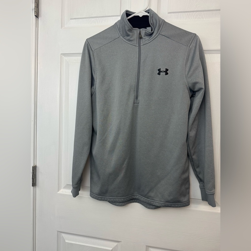 Under Armour Men's Performance Gray Quarter-Zip Pullover
